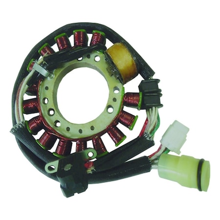 Replacement For Yamaha Yfm600Fw Grizzly 4X4 Atv Year: 1999 598Cc Stator